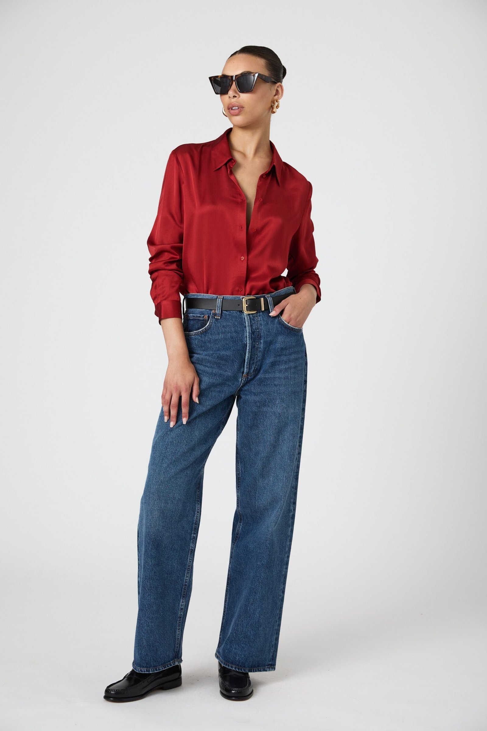 Ennis Satin Shirt - Image 2
