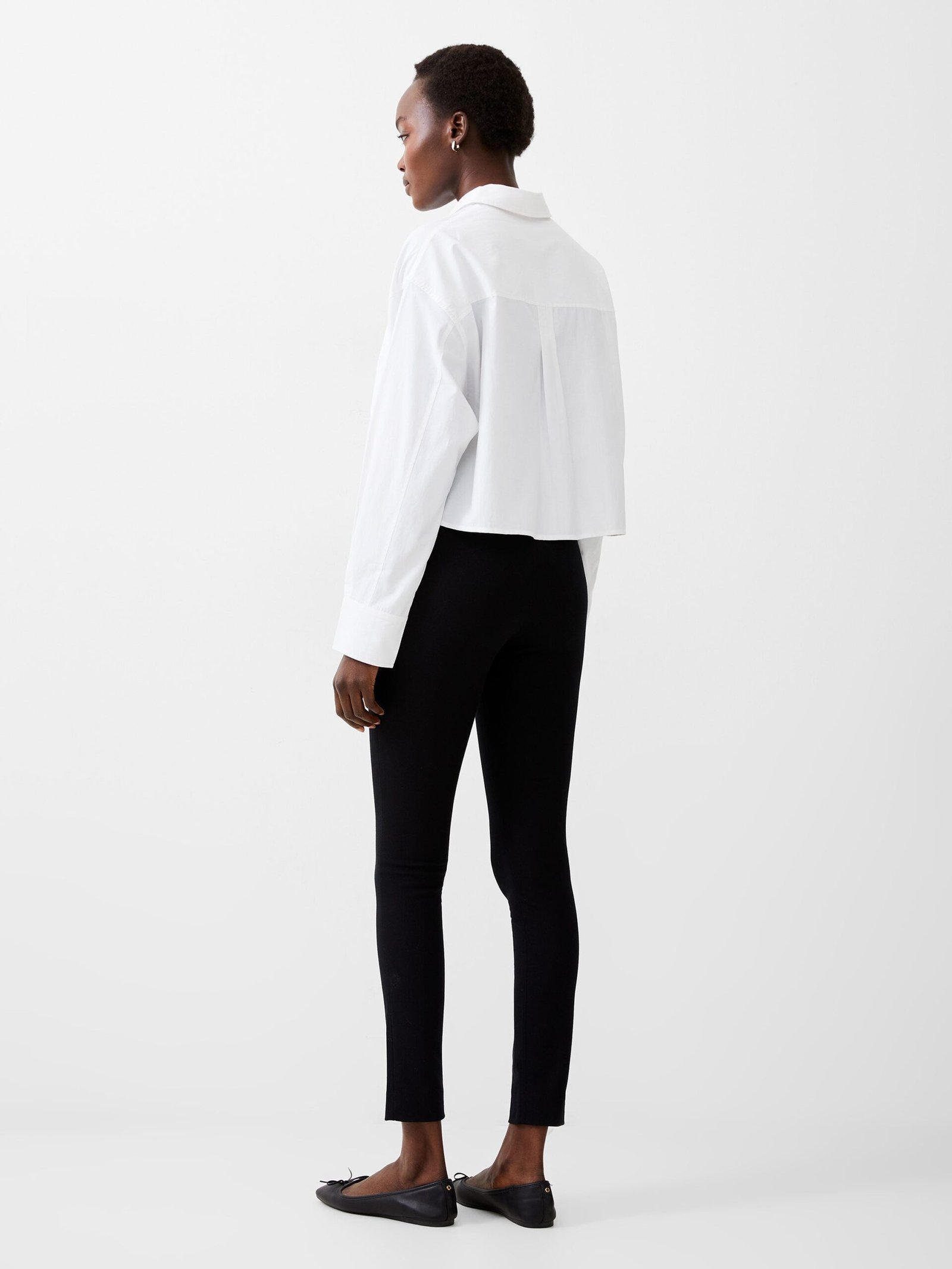 Cropped Poplin Shirt - Image 3