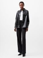 Emmet Vegan Leather Overshirt - Image 6